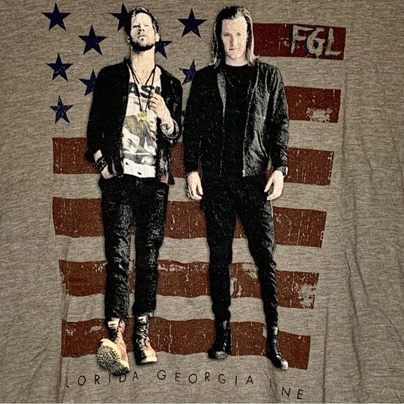 Florida Georgia Line graphic concert short sleeve T-shirt - Picture 2 of 8